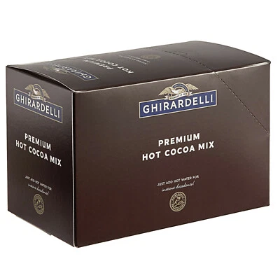  Paquetes de mezcla de cacao caliente premium Ghirardelli - 15/caja Foto 1 de 3