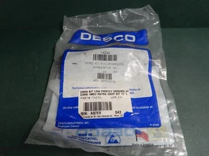 Desco 1MLow Profile Grounding Cord w Restraints and Snap Kit 14234 - Picture 1 of 3