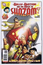Billy Batson & The Magic of Shazam #1 Signed w/COA Mike Kunkel 2008 DC Comics