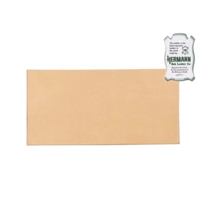 Hermann Oak Veg Tan Leather Sheets 2/3oz to 10/11oz & 6" x 12" to 24" x 24" - Picture 1 of 11