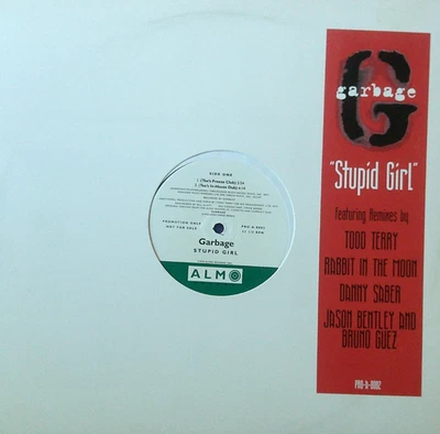 Garbage – Stupid Girl - US HOUSE/GARAGE HOUSE PROMO ONLY 12" + STICKER 1996 - Image 1 of 2
