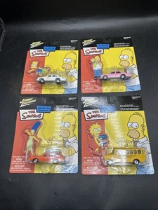 Johnny Lightning The Simpsons FULL SET Homer Marge Bart Chief Wiggum Springfield - Picture 1 of 7