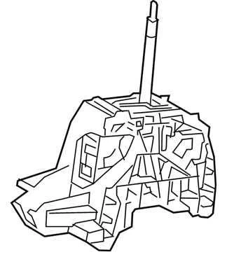 TRANSMISSION SHIFTER ASSEMBLY 33560F4030 2018 TOYOTA C-HR - Image 1 of 4