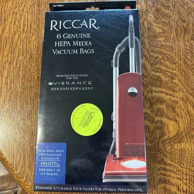 RICCAR Vacuum Cleaner Bags- VIBRANCE - Item #RMH-6  (New) 6pk Vacuum Bags - Image 1 of 4