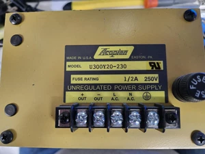 Acopian Unregulated Power Supply U300Y20M - Picture 1 of 3