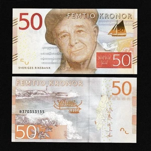 Billete de 50 coronas UNC Suecia 2015 - Imagen 1 de 2