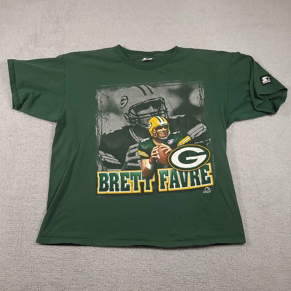 Camisa De Colección Green Bay Packers Para Hombres XL NFL Fútbol Brett Favre Starter Años 90 Foto 1 de 4