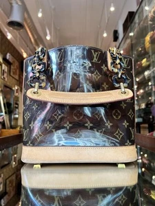 Size pm - Louis Vuitton Vinyl/Leather Amber Bucket Bag PM MAWCB3OQR Pre-Owned - Picture 1 of 15