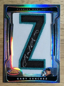 Finest Refractors #161 2009 Gaby Sanchez AU/75 - Imagen 1 de 2