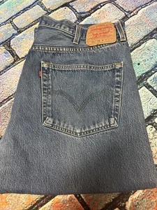 Levi’s 501xx Jeans Size 42x36 Button Fly Straight Leg Blue Medium Wash Men's - Picture 1 of 9