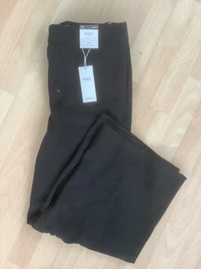 Marks & Spencer black wide leg trousers  Size 12 - Picture 1 of 2