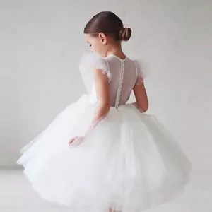 Summer Girls Dress Elegant Little Princess Dress Wedding Ceremony 2-10 Years - Picture 1 of 10