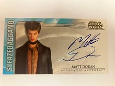 Star Wars Attack of the Clones Widevision Auto Card SleazeBagga by Topps in 2002