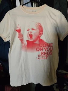 Vintage y2k english Laundry football hooligan baby bird flip small unisex shirt - Picture 1 of 5