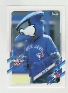 Toronto Blue Jays 2021 TOPPS OPENING DAY MASCOT CARD #M-22 - Picture 1 of 1