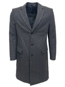 BLK DNM Men's Grey Wool Coat 1 NWT - Picture 1 of 2