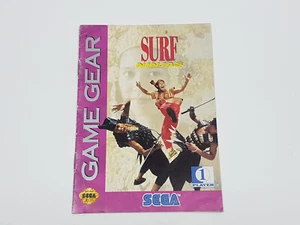 Surf Ninja's Sega Game Gear nur authentisches Handbuch * - Bild 1 von 13