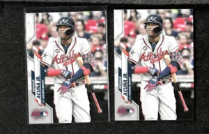 (2) RONALD ACUNA 2020 Topps Update #U-145 Atlanta Braves MINT Lot - Picture 1 of 2