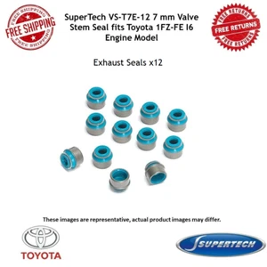 SuperTech 7mm Valve Stem Seals Set of 12 For Toyota 1FZ-FE I6 Engines #VS-T7E-12 - Picture 1 of 6