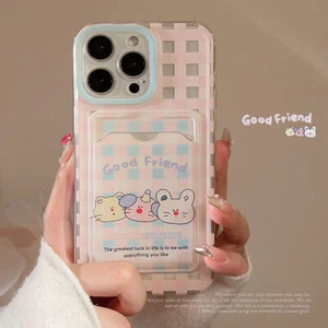 Personalized Card Holder Phone Case For iPhone 16 Pro Max 15 14 13 12 11 8 XR XS - Picture 1 of 6