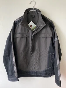 NWT $112 M Mascot Unique MEDIUM Fulda Jacket Charcoal Black Pro Oeko-Tex - Picture 1 of 18