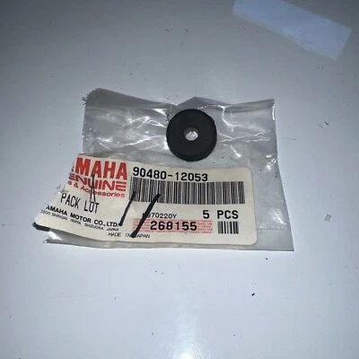 GENUINE OEM YAMAHA RUBBER GROMMET 90480-12053-00 - Image 1 of 2