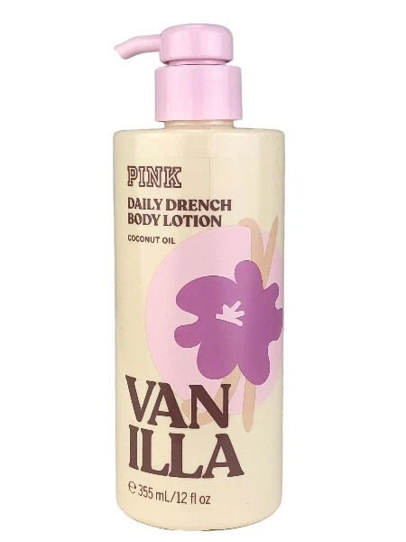 VICTORIA'S SECRET PINK VANILLA DAILY DRENCH BODY LOTION w/ COCONUT