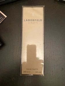 Lagerfeld By Karl Lagerfeld cologne Eau De Toilette SPLASH 8 oz.SEALED.100% REAL - Picture 1 of 1