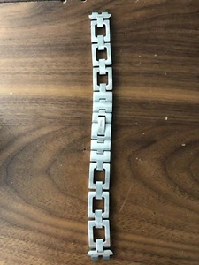 Original Swatch 11mm Mate Steel Watch Band Strap Stainless Steel Adj.Strap - Picture 1 of 3