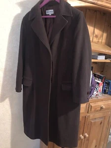 Pierre Cardin Brown Overcoat - Picture 1 of 4