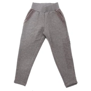 8238AD pantalone tuta bimba girl MONNALISA grey cotton blend sweatpant kids - Foto 1 di 4