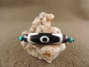 Magic Tibetan Energy Tibetan Old Agate Dzi Bead Amulet Pendant Gzi Beads C9 - Picture 1 of 7