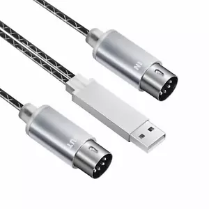 Cavo MIDI Havit 5 Pin Cavo da MIDI a USB Interfaccia MIDI in-out a USB Converti... - Foto 1 di 9