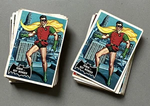 1966 BATMAN (BLACK BAT) Trading Cards Lot (41) Partial Set 27/55 w/Duplicates - Picture 1 of 3