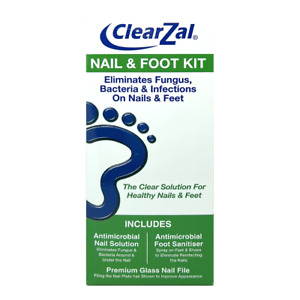 ClearZal Nail and Foot Kit - Antimicrobial Nail Solution and Foot Sanitiser