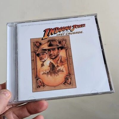 INDIANA JONES and the LAST CRUSADE (1989) Soundtrack CD [Remastered!] *SEALED!* - Image 1 of 4