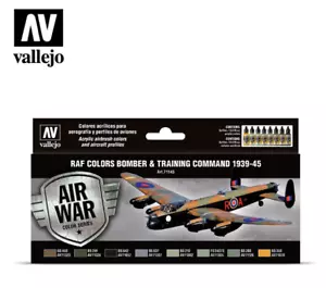 Vallejo 71145 RAF Farben Bomber & Training Air Command 1939-45 Set - Bild 1 von 3