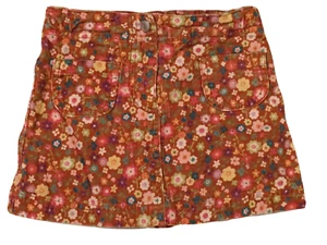 Gymboree Girls Size 4 Corduroy Floral Skirt Skort Mix N Match Fall Autumn School - Picture 1 of 4