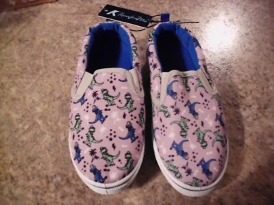 KomForme Toddler size 13 DINOSAUR loafer shoes, NEW - Image 1 of 3