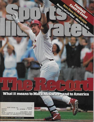 Sports Illustrated Sep 14, 1998 Mark McGwire STL Cardinals Home Run The Record - Image 1 of 2
