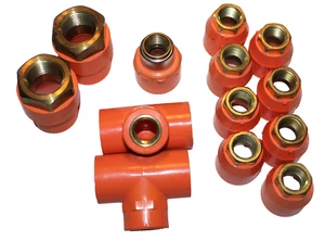 13 Stück Lot 1 1/2" CPVC Messing Fittinge New Old Stock Spears Nibco - Bild 1 von 5