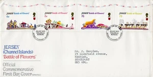 1970 Jersey Sg 38/41 Battle of the Flowers First Day Cover - Picture 1 of 1