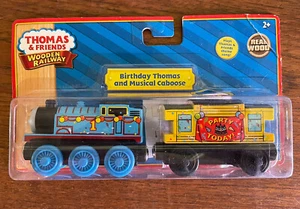 Curva de aprendizaje 2011 tren Thomas de madera cumpleaños Thomas y caboose musical! ¡Nuevo! - Imagen 1 de 2