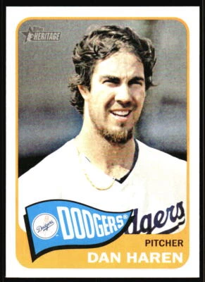 2014 Topps Heritage Dan Haren #79 Los Angeles Dodgers - Image 1 of 2