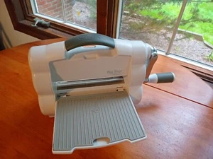 SIZZIX Big Shot Foldaway Die Cutting Machine White Discontinued - Picture 1 of 5