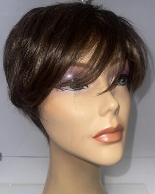Jessie Short Wig By Noriko Marble Brown 1670N Golden Brown - Image 1 of 4