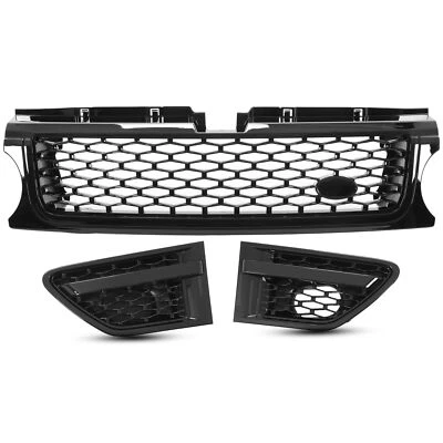 Grelha frontal e aberturas laterais de ar para Land Rover Range Rover Sport 2010-2013 11 12 - Imagem 1 de 4