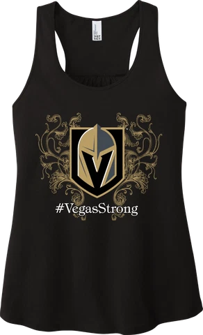 Vegas Golden Knights (VGK) Battle Born Vegas Strong Tank Tops Cover
