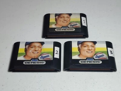 Tommy Lasorda Baseball (Sega Genesis, 1989) Authentic Cartridge Only TESTED - Image 1 of 4