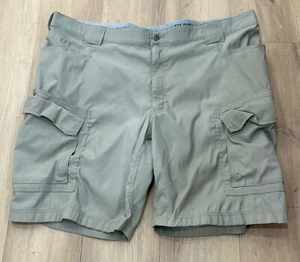 DULUTH TRADING Pantaloncini Uomo Cargo 48 Khaki Flex Dry On The Fly Abbigliamento Casual da Lavoro - Foto 1 di 9